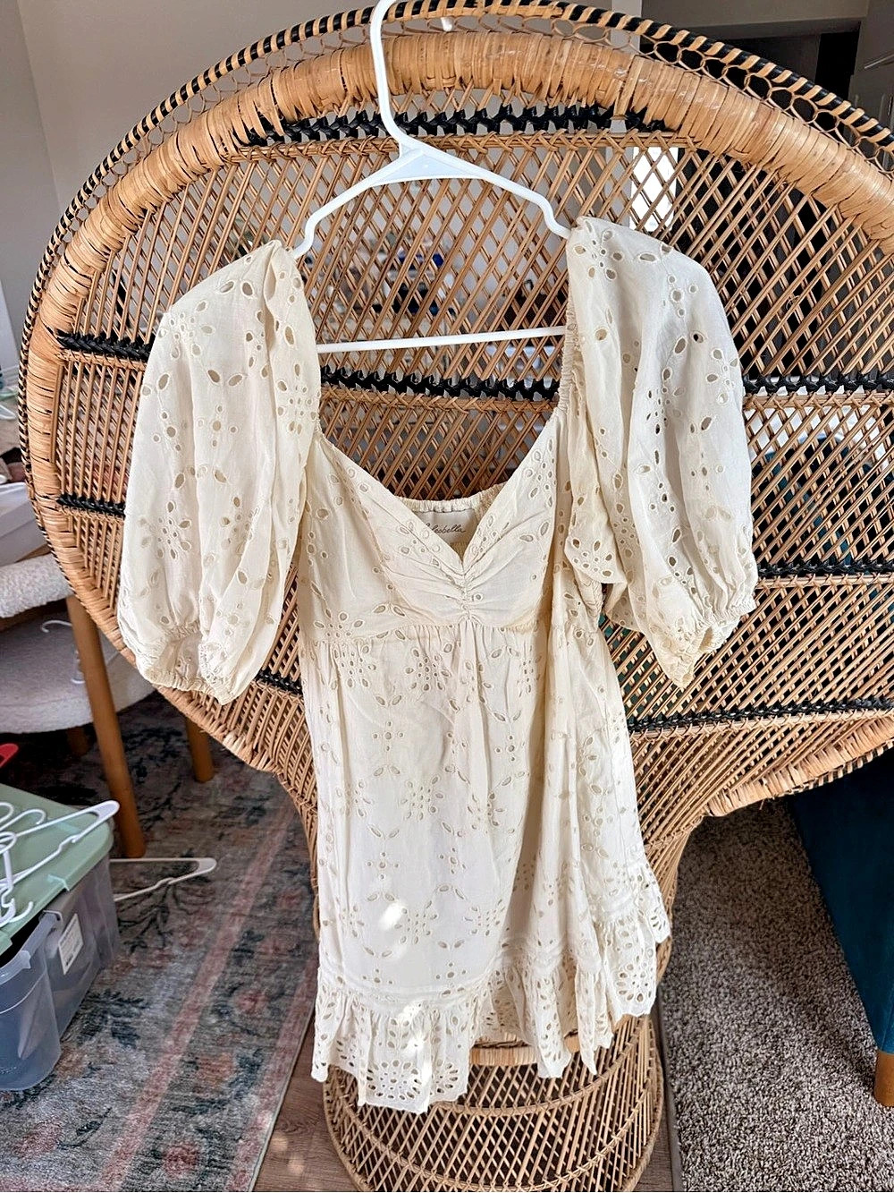 Cleobella Embroidered Mini Dress